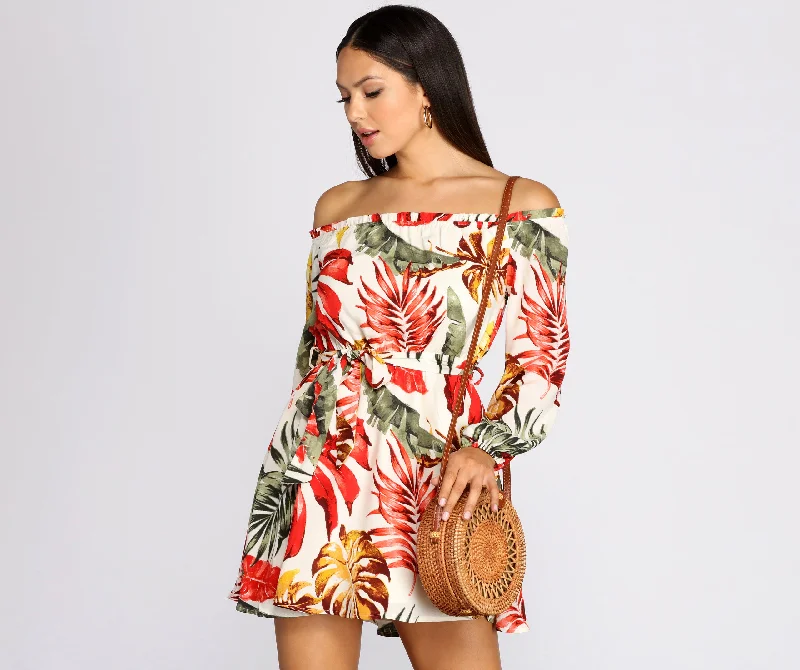 Vacay Vibes Skater Dress Tunics Bestseller popular